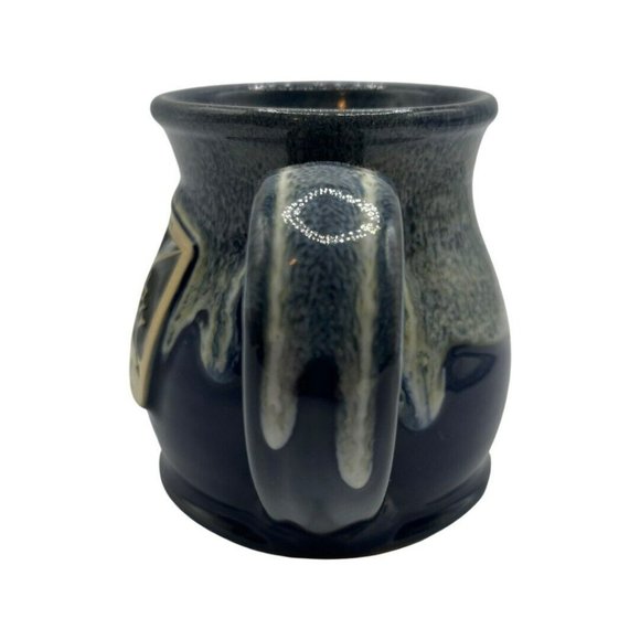 Deneen Pottery Blue Drip Coffee Mug 25th Anniversary BCTM Meeting 2011 IBM - Picture 2 of 6